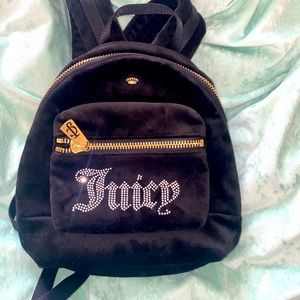 Y2K Juicy Couture Velour mini backpack